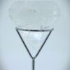 Clear Quartz Diamond Carving & Stand - Image 14