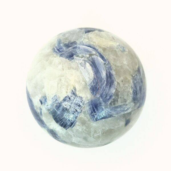 Blue Kyanite & White Quartz Sphere