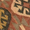 "47"" Shades of Brown Black Leg Southwest Upholstered Bench" - Image 2