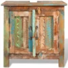 Reclaimed Solid Wood Bathroom Vanity Cabinet Set with Mirror, 241134 - Image 5