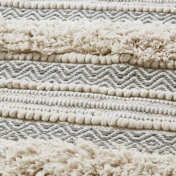 Woven Texture Stripe Bath Rug - Image 14