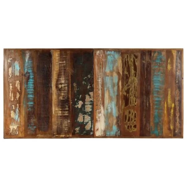 Dining Table 63"x31.5"x29.5" Solid Reclaimed Wood, 247435 - Image 4