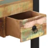 Vintage Style Desk - Solid Reclaimed Wood - Green accents - Image 15
