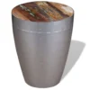 Aviator Stool Solid Reclaimed Wood - Image 9