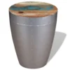 Aviator Stool Solid Reclaimed Wood - Image 12