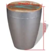 Aviator Stool Solid Reclaimed Wood - Image 16