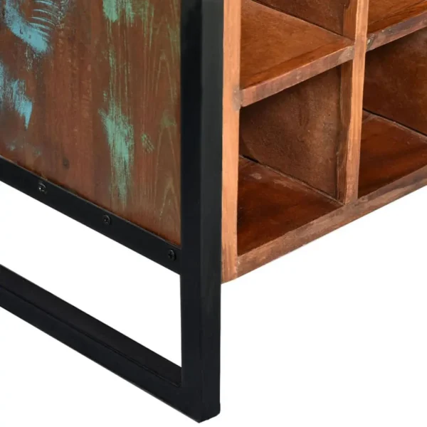 Wine Rack for 16 Bottles Solid Reclaimed Wood - Image 20