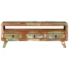 TV Stand Multicolor 43.3"x11.8"x15.7" Solid Wood Reclaimed - Image 14