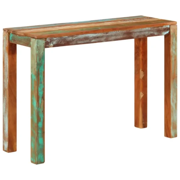 Reclaimed Wood Console Table 43.3"x13.8"x29.9" - All Wood Style - Image 20