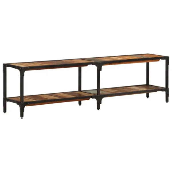 TV Stand 59.1"x11.8"x16.1" Solid Wood Reclaimed - Image 20