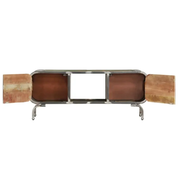 TV Stand Multicolor 43.3"x11.8"x16.5" Solid Wood Reclaimed - Image 15
