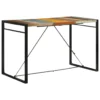 Bar Table 68.9"x35.4"x43.3" Solid Wood Reclaimed
