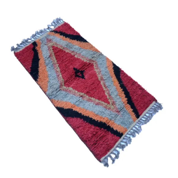 Red Fluffy Soft Rug - Image 4