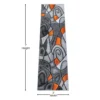 Orange Abstract Area Rug - Image 4