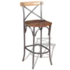 Bar Chair Solid Reclaimed Wood - Image 2
