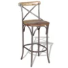 Bar Chair Solid Reclaimed Wood - Image 3