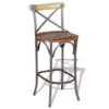 Bar Chair Solid Reclaimed Wood - Image 4
