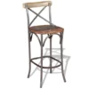 Bar Chair Solid Reclaimed Wood - Image 5