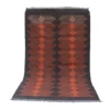 Modern Raspberry Glace Kilim Rug - Image 6