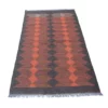 Modern Raspberry Glace Kilim Rug - Image 3
