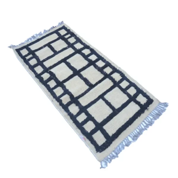IKAT Oushak Kilim Rug - Image 7