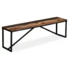 Bench Solid Reclaimed Wood 63"x13.8"x17.7" - Image 3