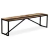 Bench Solid Reclaimed Wood 63"x13.8"x17.7" - Image 20
