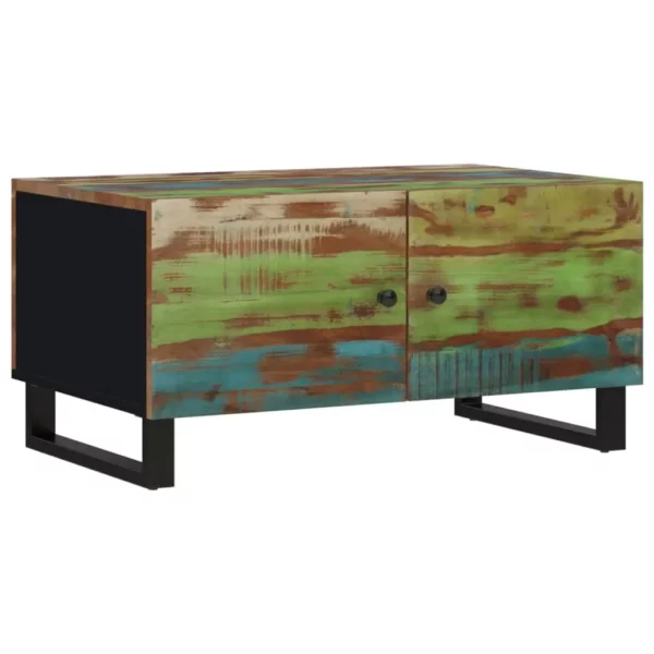 Solid Reclaimed & Engineered Wood Coffee Table - Image 10