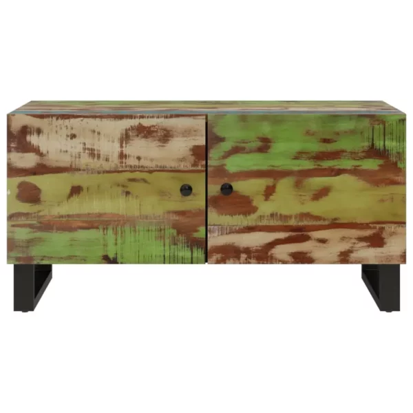 Solid Reclaimed & Engineered Wood Coffee Table - Image 16