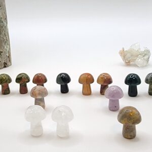 Mini Mushroom Carvings