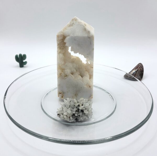 Quartz with Chalcopyrite Cluster - Image 2