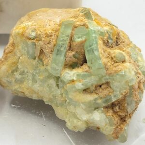 Green Tourmaline Clusters