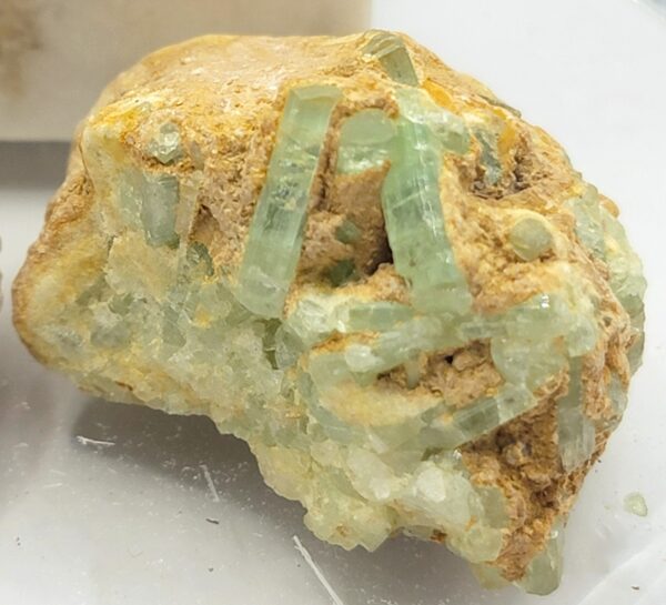 Green Tourmaline Clusters