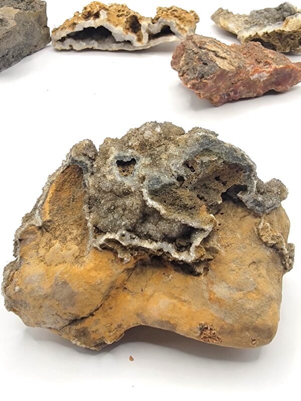 Botryoidal Herkimer Drusy Specimens - Image 8