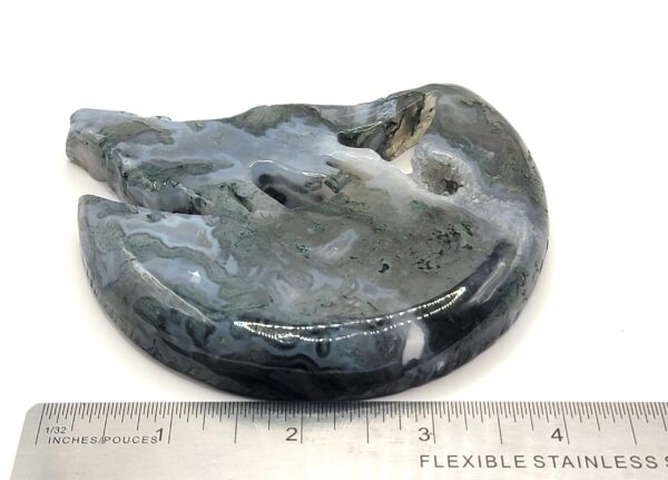 Moss Agate Wolf - Image 3