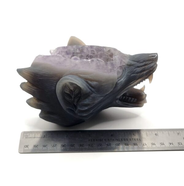 Amethyst Wolf Head - Image 5