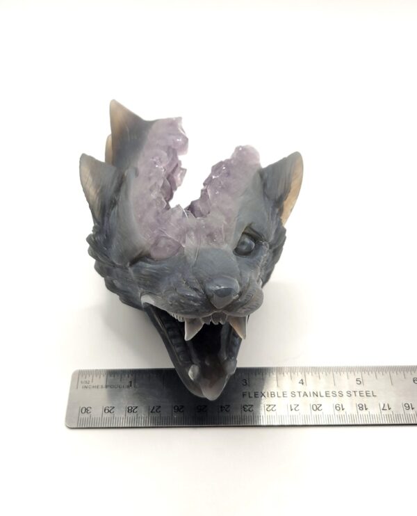 Amethyst Wolf Head - Image 4