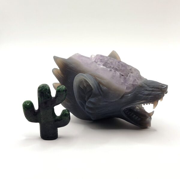 Amethyst Wolf Head - Image 6