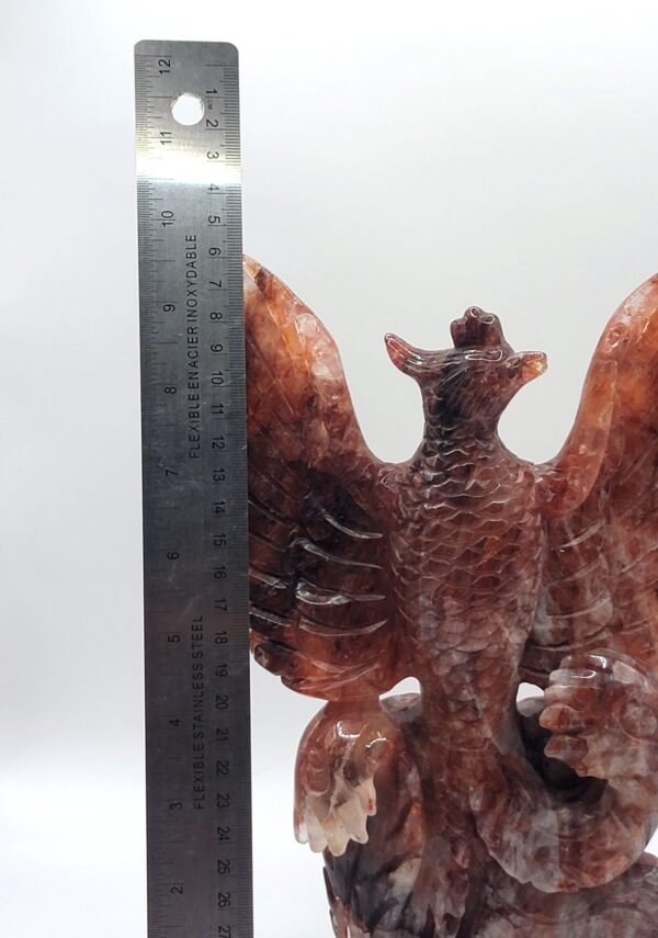 Hematoid Quartz Phoenix Carvings - Image 4