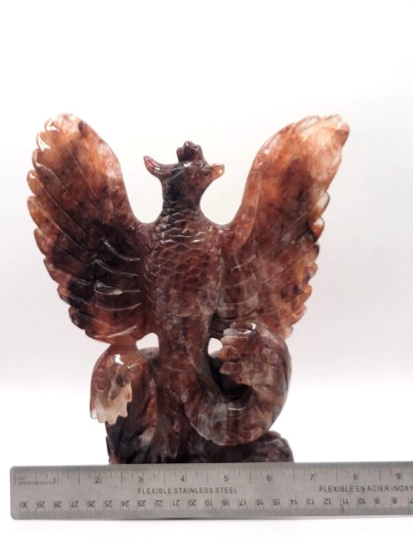 Hematoid Quartz Phoenix Carvings - Image 5