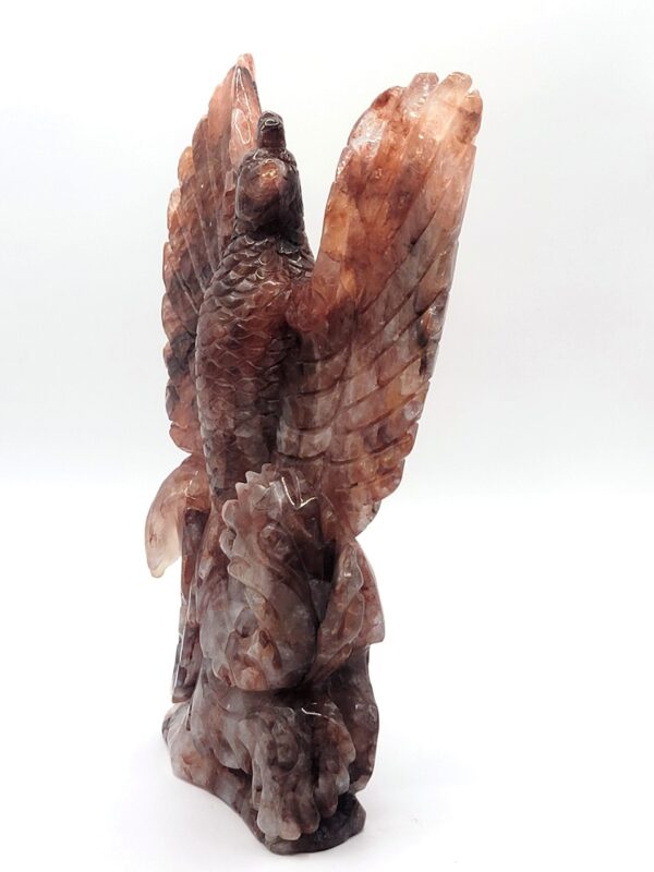 Hematoid Quartz Phoenix Carvings - Image 6