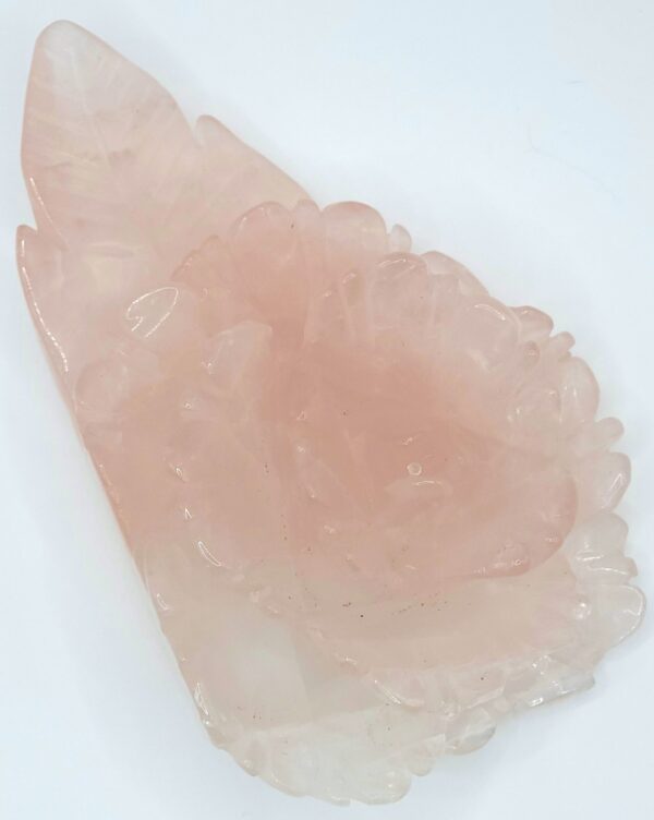 Rose Quartz Rose Carving - Image 8