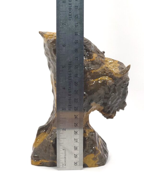 Quartzite Jade Buffalo Head - Image 5