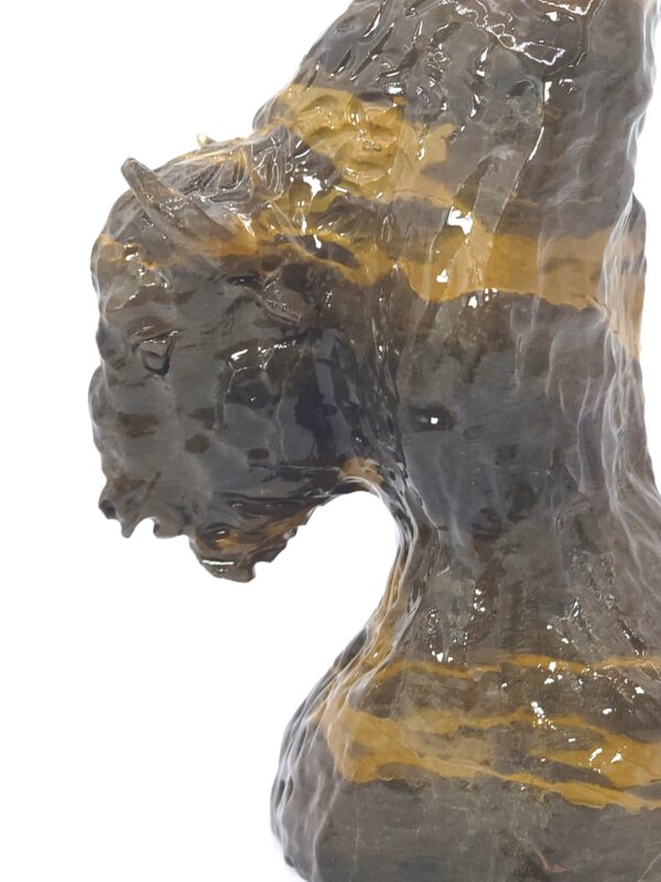 Quartzite Jade Buffalo Head - Image 10