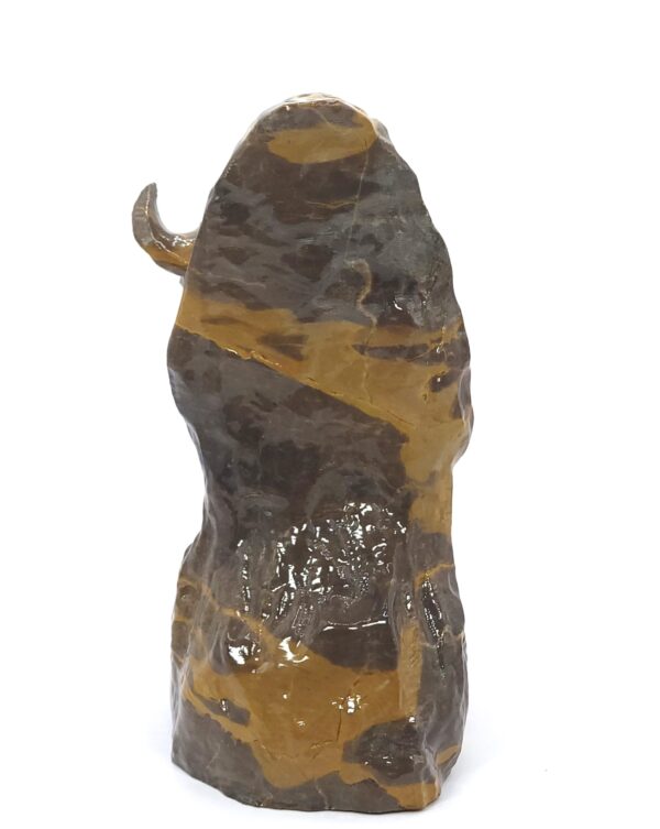 Quartzite Jade Buffalo Head - Image 12