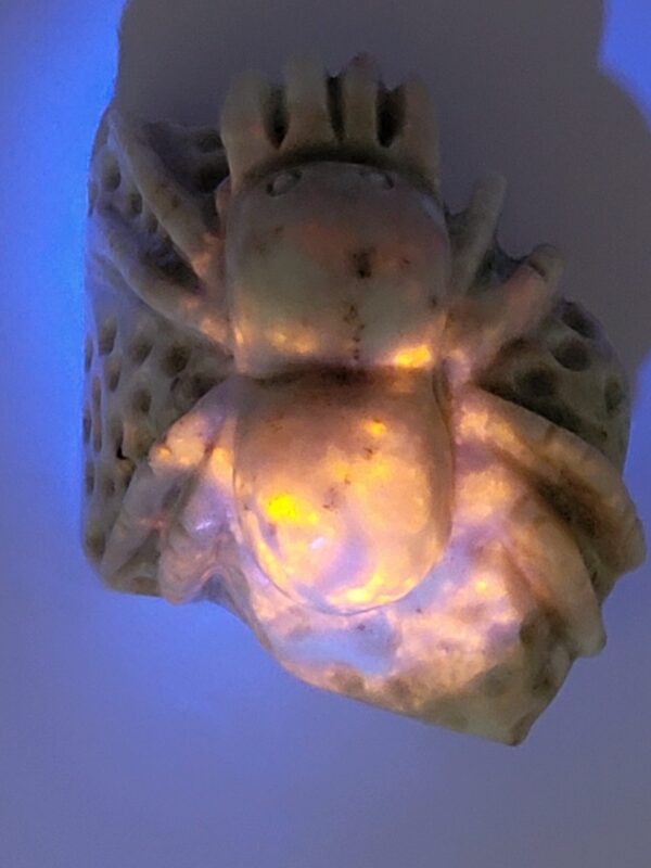 Hackmanite Spider Carving - Image 13