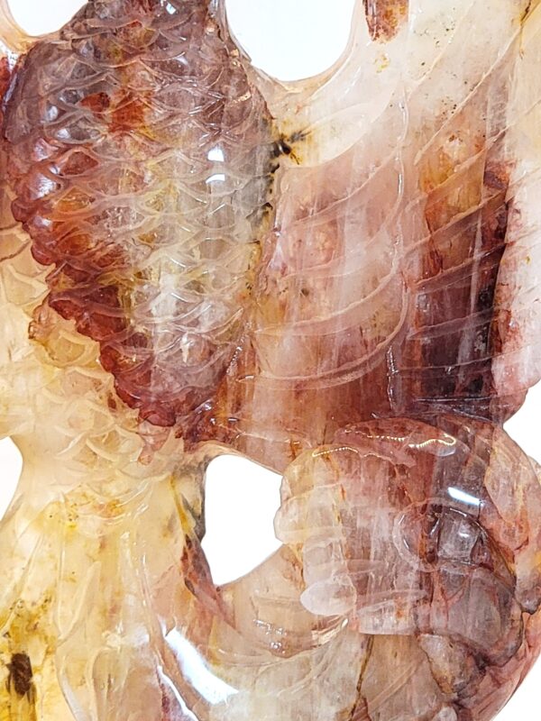Hematoid Quartz Phoenix Carvings - Image 16