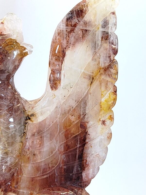 Hematoid Quartz Phoenix Carvings - Image 17
