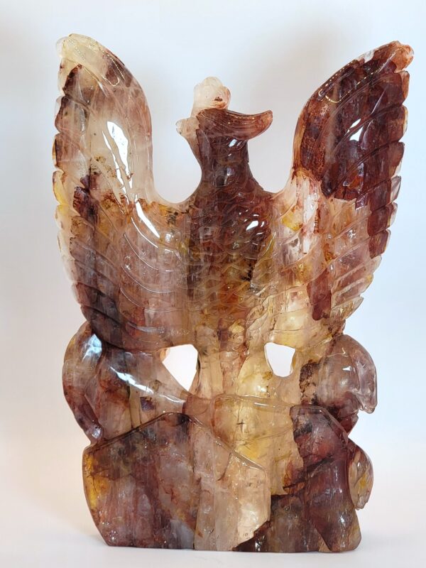 Hematoid Quartz Phoenix Carvings - Image 20