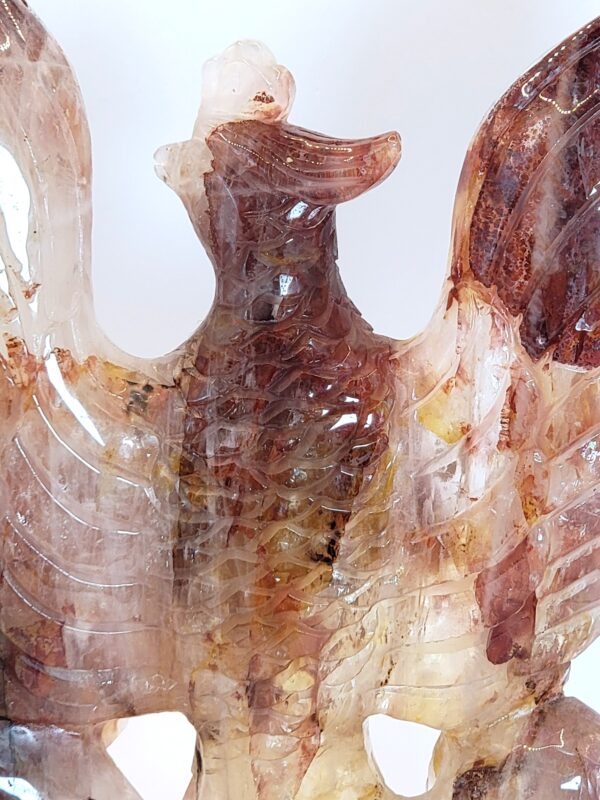 Hematoid Quartz Phoenix Carvings - Image 22